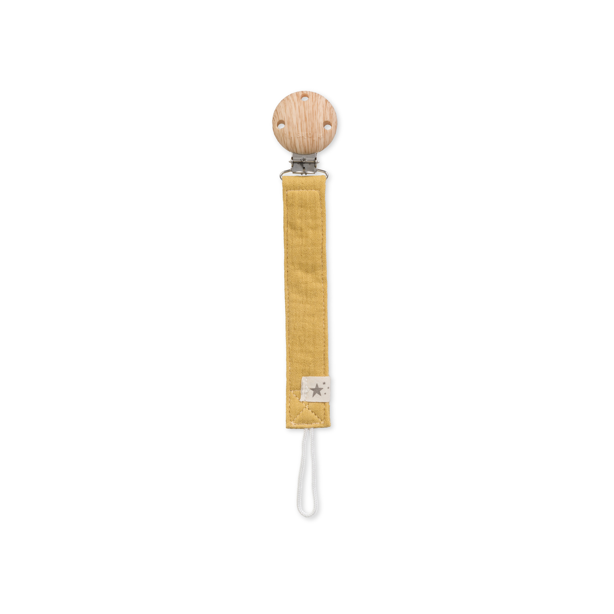 14325 Sujetachupete Cotton Mustard - Imagen 1