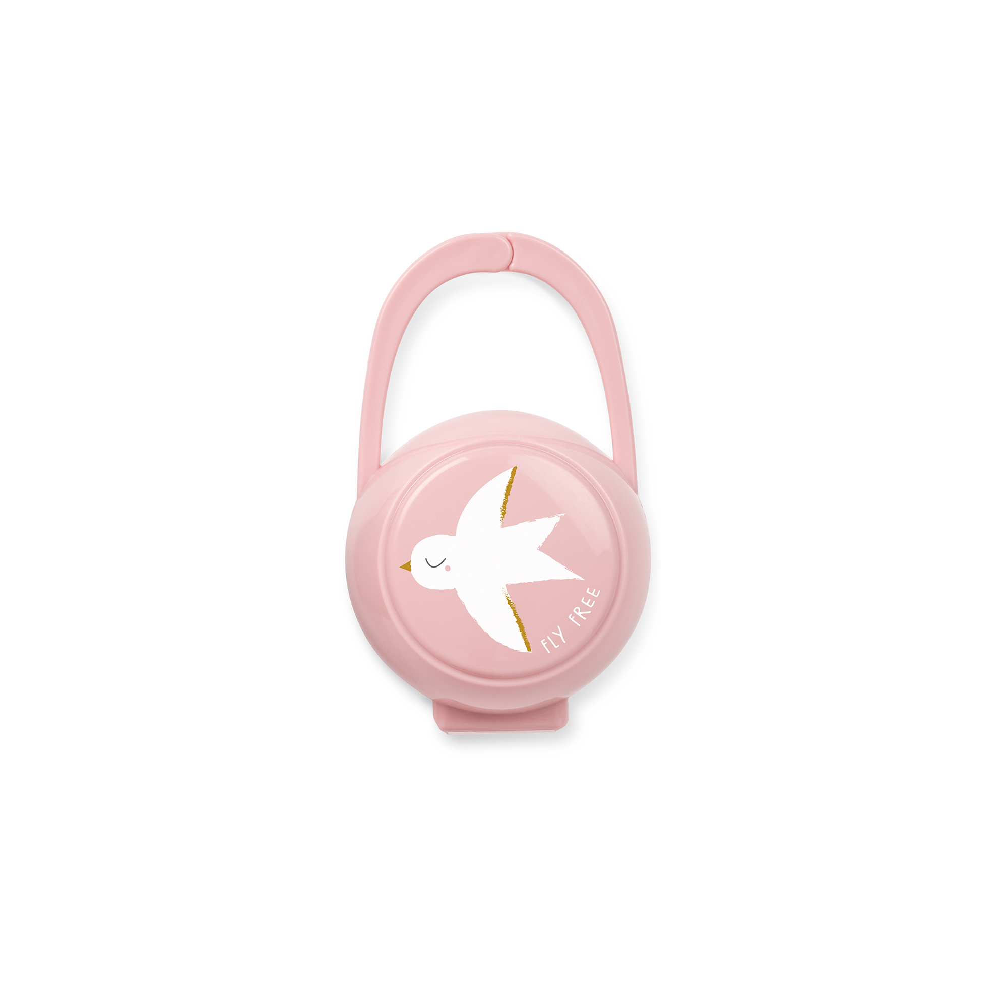14803 Cajita para 2 chupetes Fly free nude pink - Imagen 1