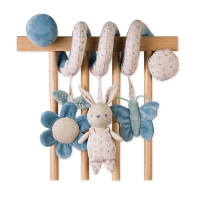 Espiral con sonajeros Bunnie Dusty blue