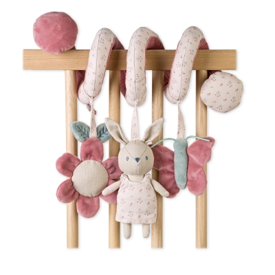 Espiral con sonajeros Bunnie Blossom pink