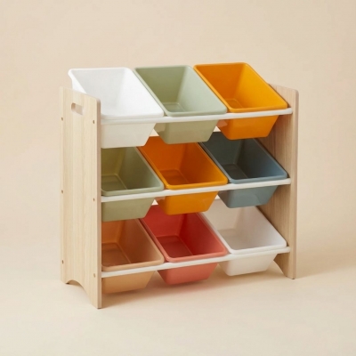 Mueble de almacenaje con 9 contenedores
