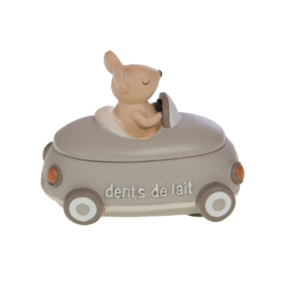 Cajita para dientes de leche Coche Beige