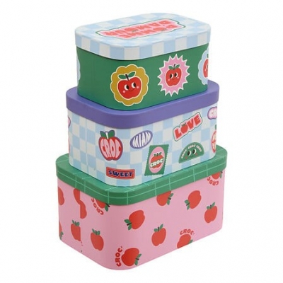 Juego de 3 cajas de almacenaje Chachapop