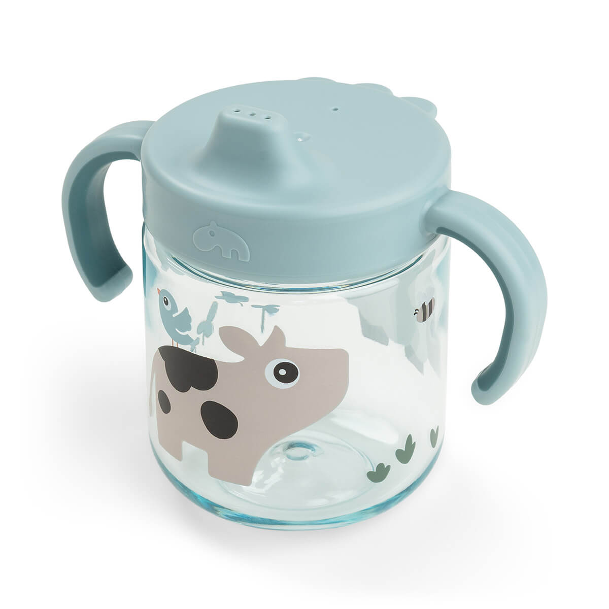 imgi_46_1466612 Taza con asas Tiny Farm azul - Imagen 1