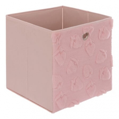 Cubo infantil para juguetes Fraiz rosa