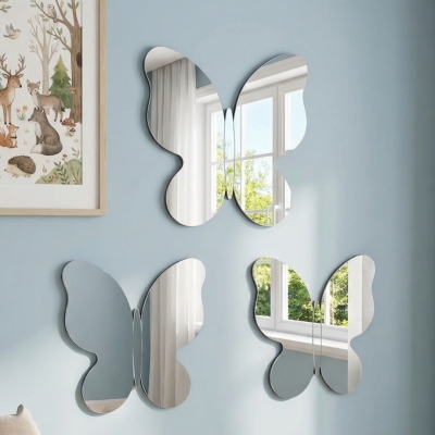 Pack de 3 espejos en forma de mariposas