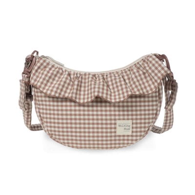 Bolso Crossbody góndola Praliné vichy moka