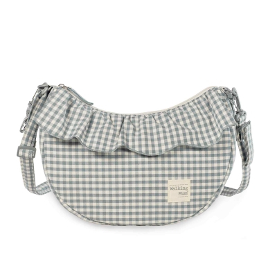 Bolso Crossbody góndola Praliné Vichy Matcha