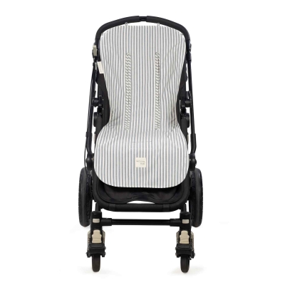 Colchoneta para silla universal Praliné Rayas matcha