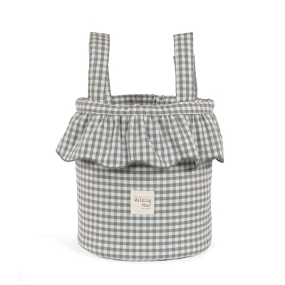 Bolso bucket Praliné Vichy matcha