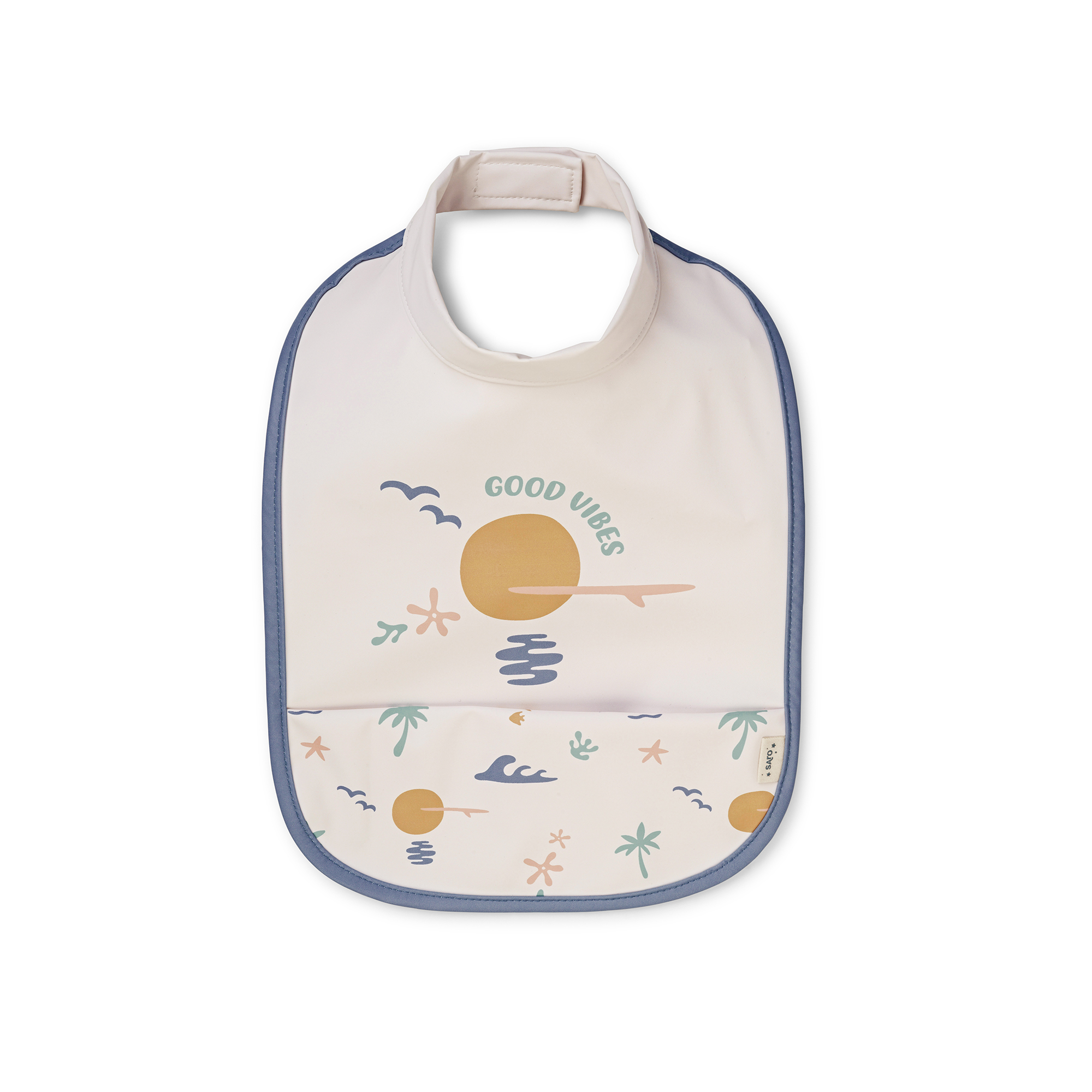 16570_A Babero impermeable Good vibes - Imagen 1