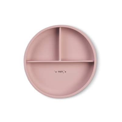 Plato con secciones Pink