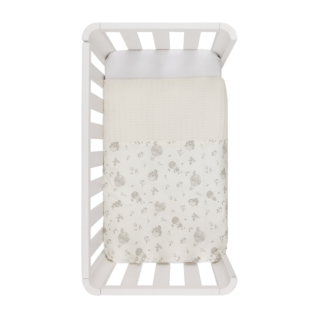 56208 Funda nórdica para minicuna Doco Globe crudo - Imagen 1