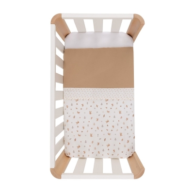 Funda nórdica para minicuna doco Senda beige