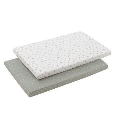 Pack de 2 bajeras para minicuna Doco Calma verde