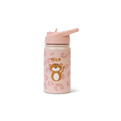 Botella térmica con pajita 350ml. Born to be wild