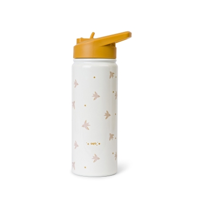 Botella térmica con pajita 500ml. Fly free