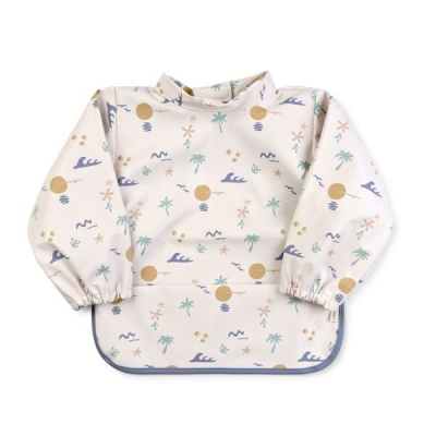 Babero impermeable con mangas Good vibes