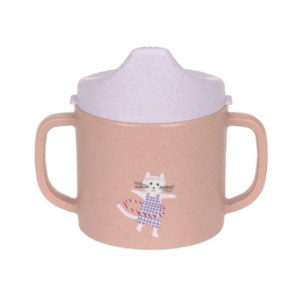 Diseño sin título (31) Vaso de aprendizaje con asas Tiny Cat - Imagen 1