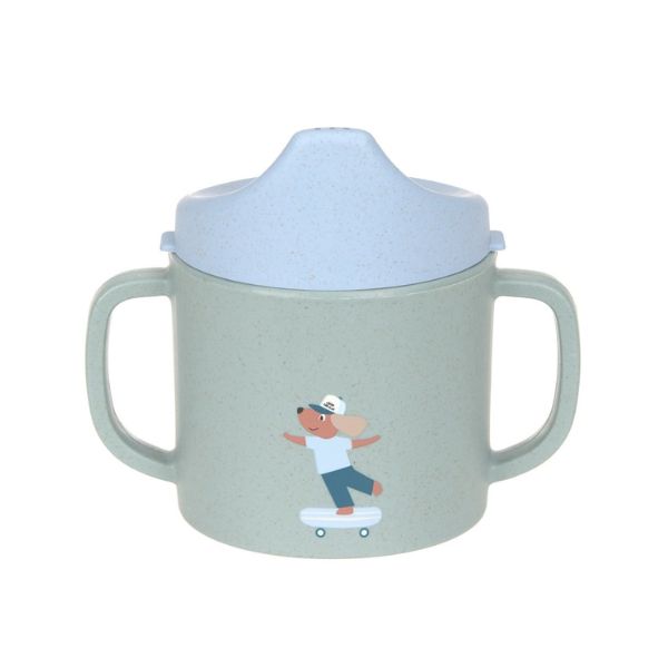 Diseño sin título (37) Vaso de aprendizaje con asas Tiny Dog - Imagen 1