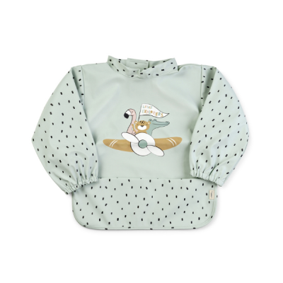Babero impermeable con mangas Little explorers
