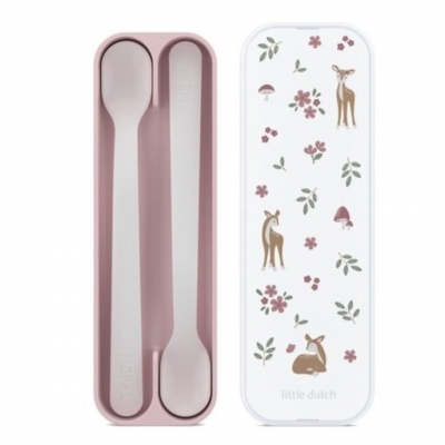 Set de dos cucharas con estuche Fairy garden