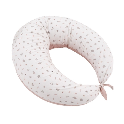 Cojín de lactancia XL Calma rosa