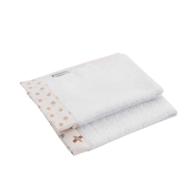 Juego de 2 toallas Senda beige