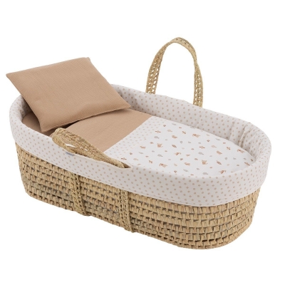 Capazo de palma Senda beige