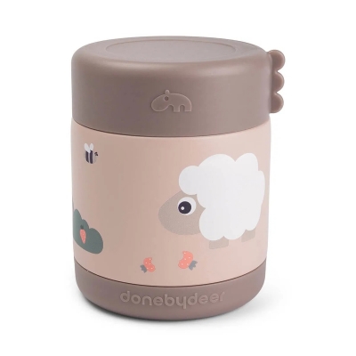 Termo para sólidos Tiny Farm rosa