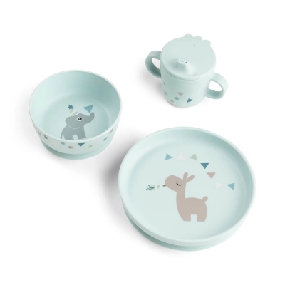 Vajilla infantil Celebration Blue