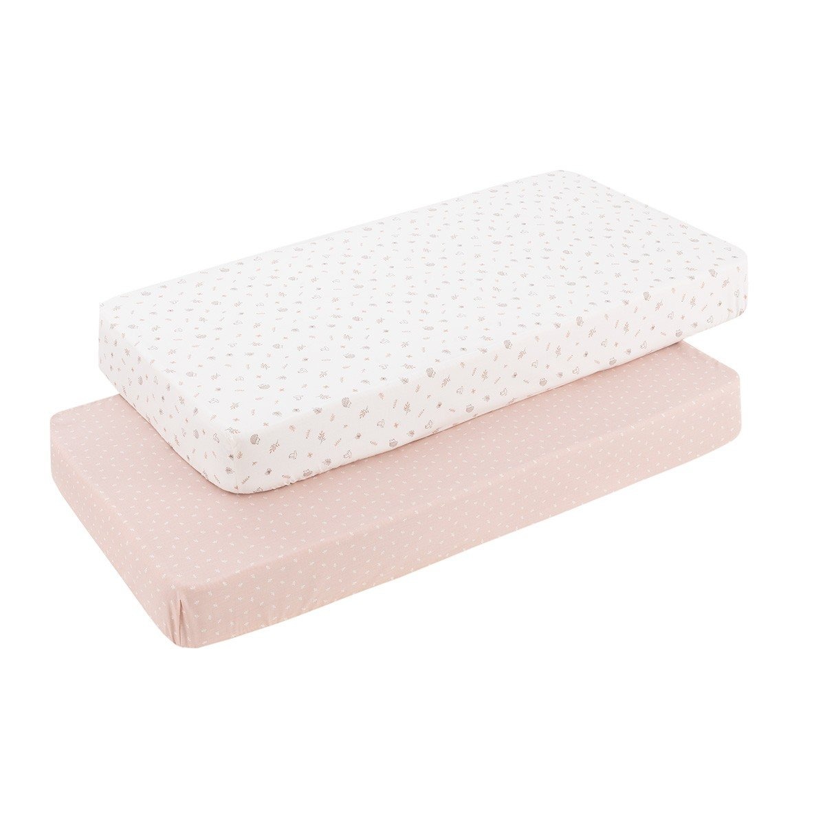 imgi_4_bajera-cuna-60-pack-2-uds-60x120x17-cm-calma-rosa Pack de 2 bajeras para cuna Calma rosa - Imagen 1