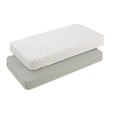 Pack de 2 bajeras para cuna Calma verde