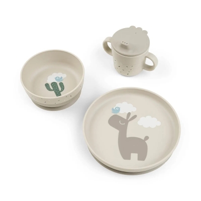 Vajilla infantil Lalee Puzzle Deer Lalee Sand