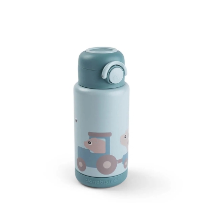 Botella térmica 340ml Tiny Farm azul