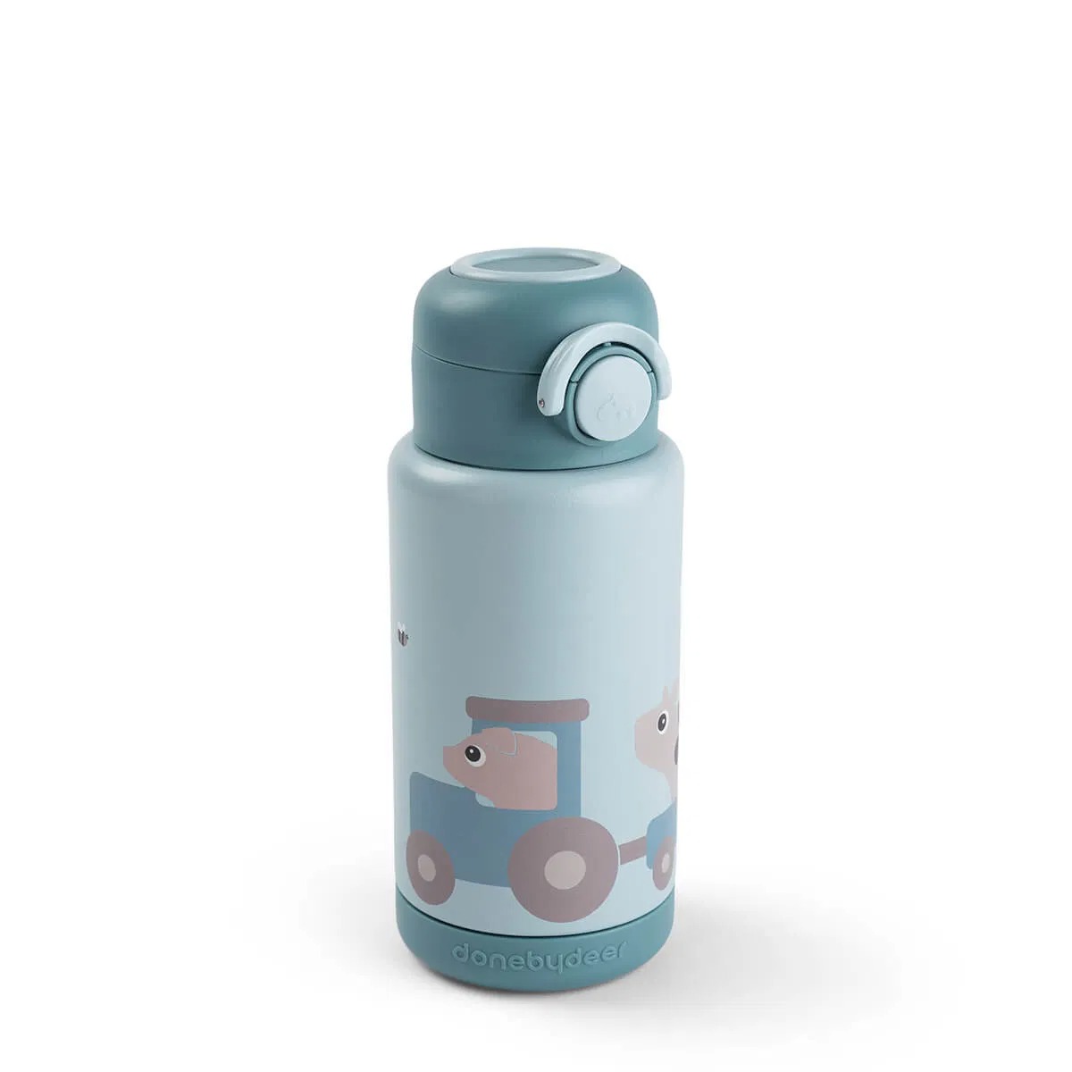imgi_55_1051722 Botella térmica 340ml Tiny Farm azul - Imagen 1