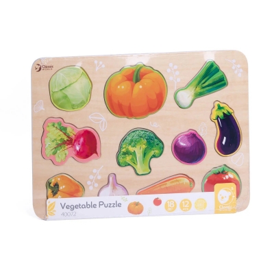Puzzle de Madera Las Verduras