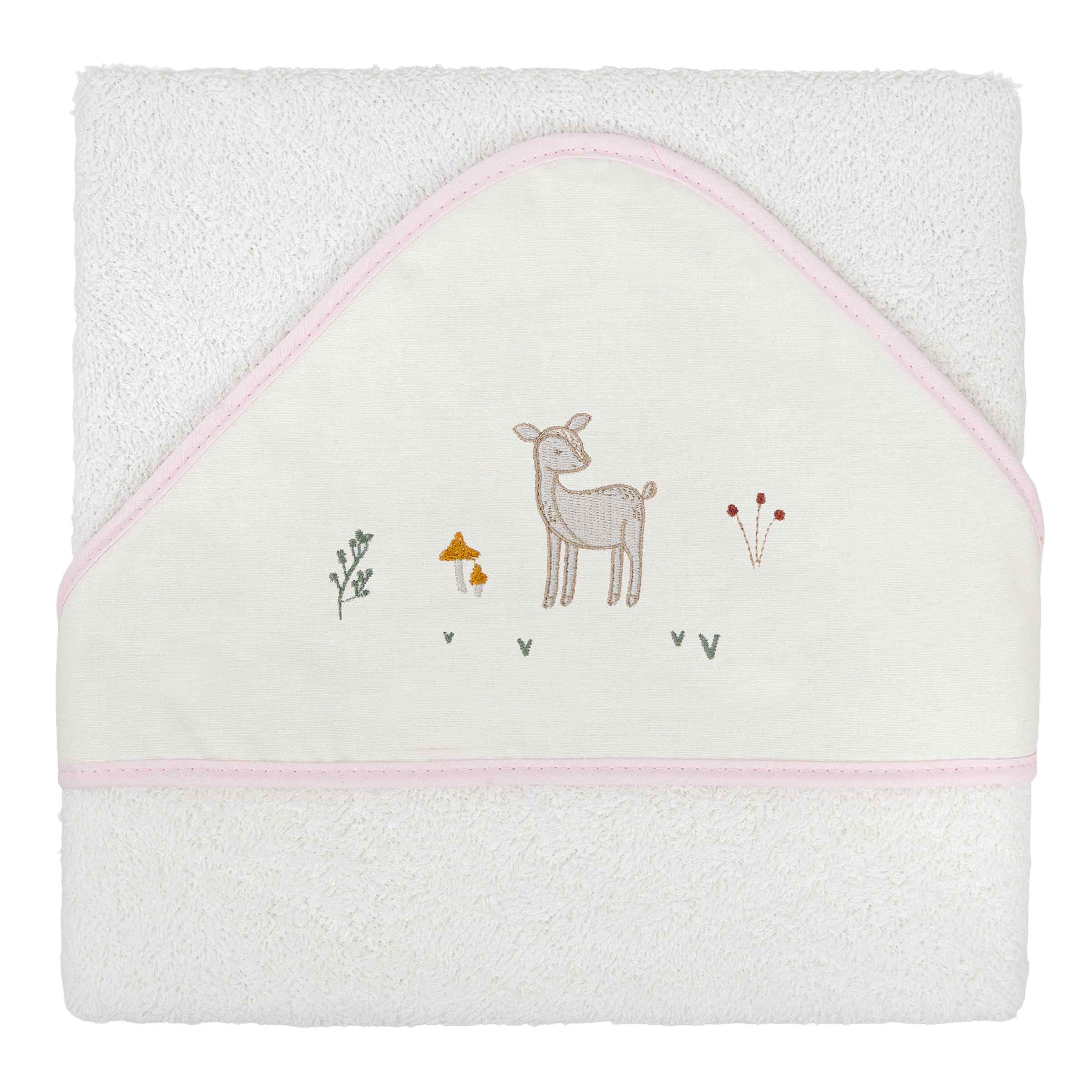 00761514 Capa de baño blanca Deer - Imagen 1