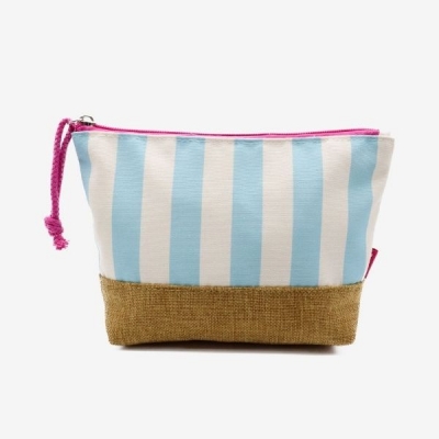 Neceser Sunny Life con rayas azules