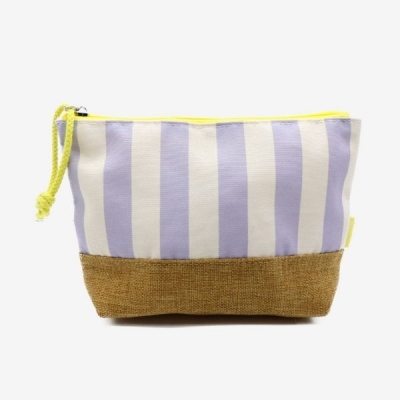 Neceser Sunny Life con rayas lilas