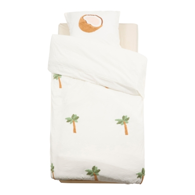 Funda nórdica infantil de cama + Cojín Palms