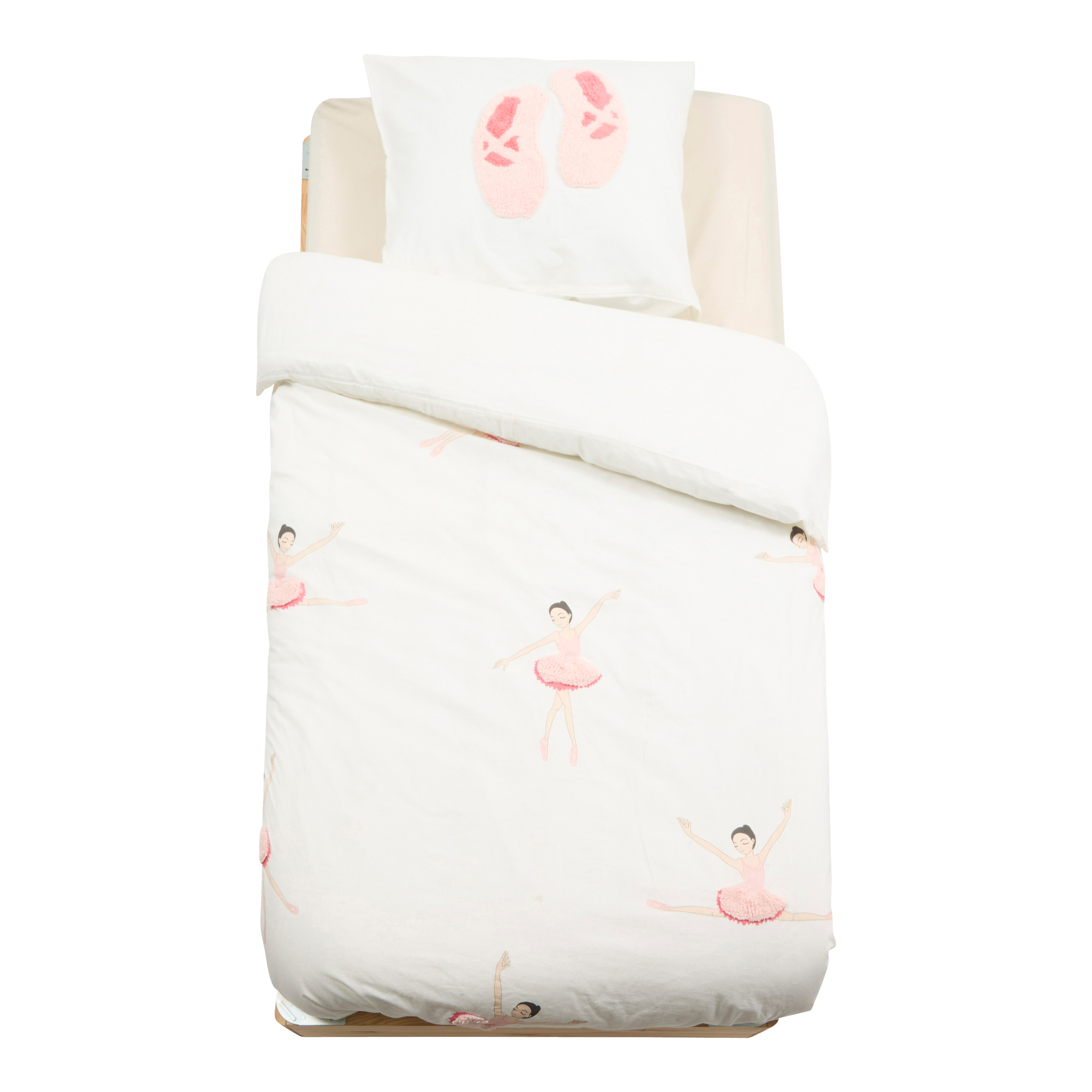 214450D_DEB1 Funda nórdica infantil de cama + Cojín Bailarinas - Imagen 1