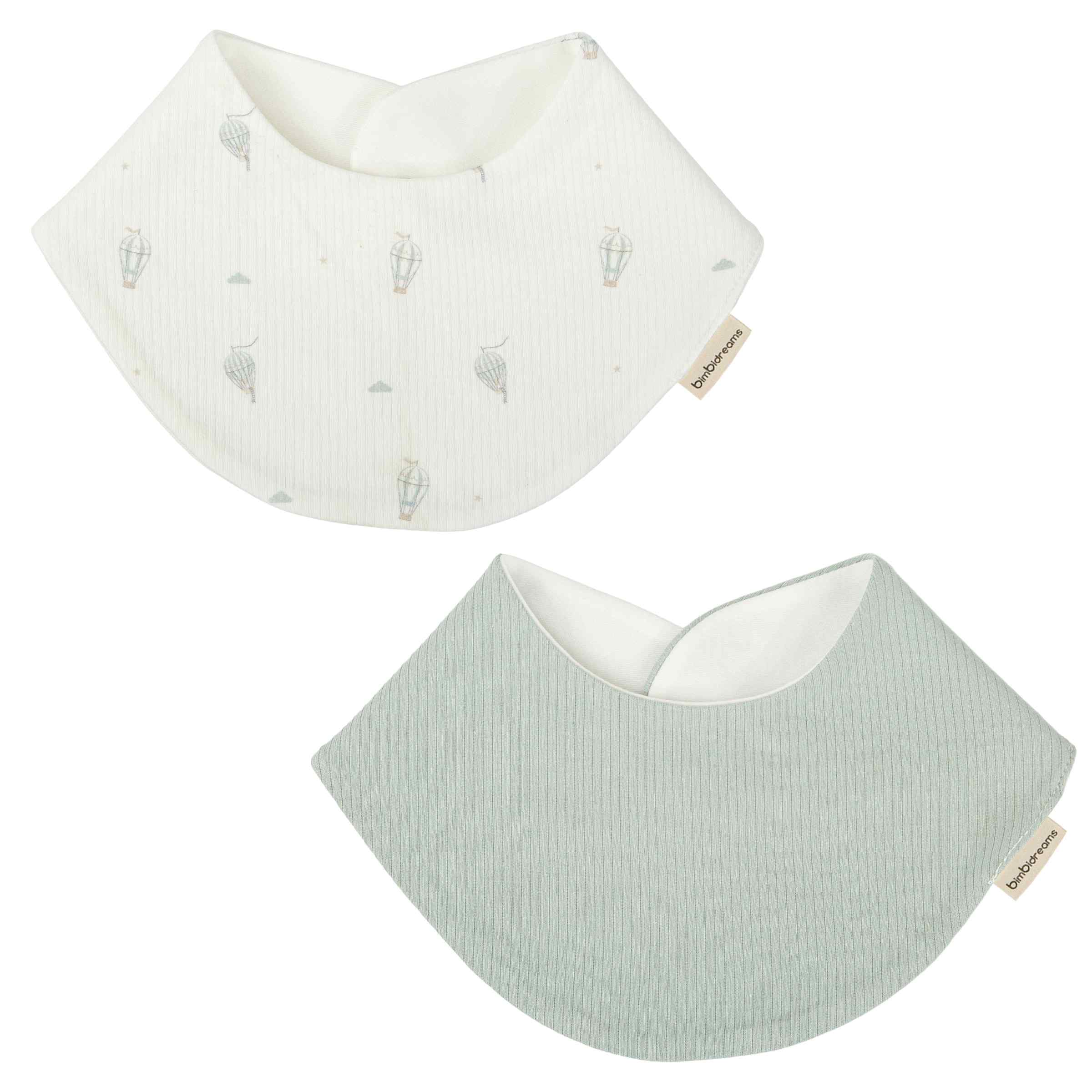 50653516 Pack 2 baberos bandanas Blue Sky - Imagen 1
