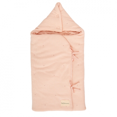 Saco para capazo con capucha Basic Rosa