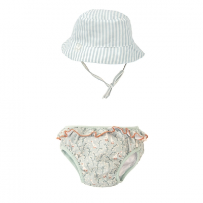 Conjunto de bañador pañal y gorra 3-12 meses Guss