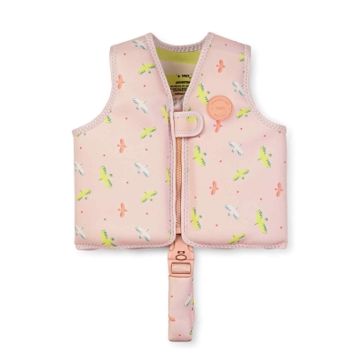 Chaleco flotador de aprendizaje 1-3 años Tropicool Pink