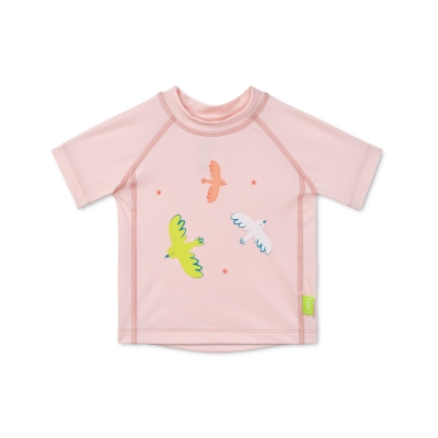 Camiseta con protección solar 6-12 meses Tropicool Pink