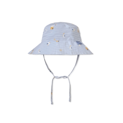 Gorro con protección solar 0-6 meses Navy Hugs