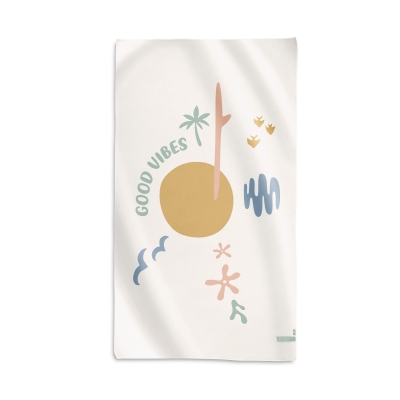 Toalla de playa infantil 90x160cm Good Vibes