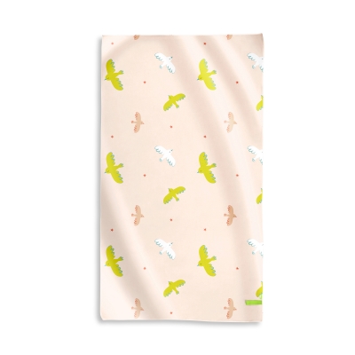 Toalla de playa infantil 90x160cm Tropicool Pink